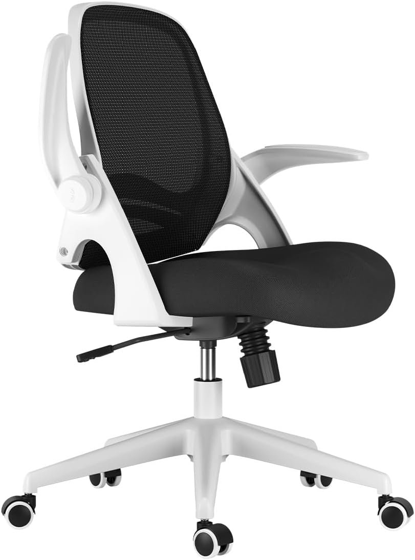 Hbada Office Chair Desk Chair Flip-up Armrest