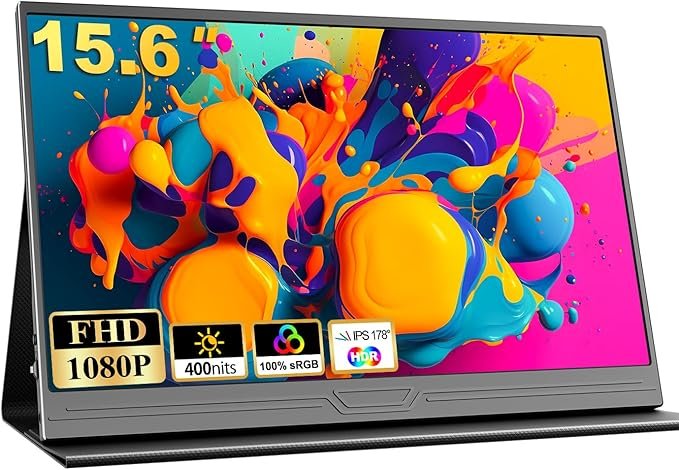 COOLHOOD Portable Monitor 15.6 inch